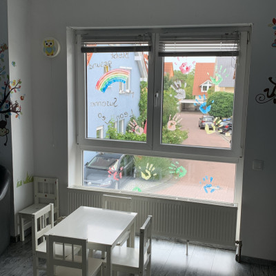 Platz zum Essen und Basteln